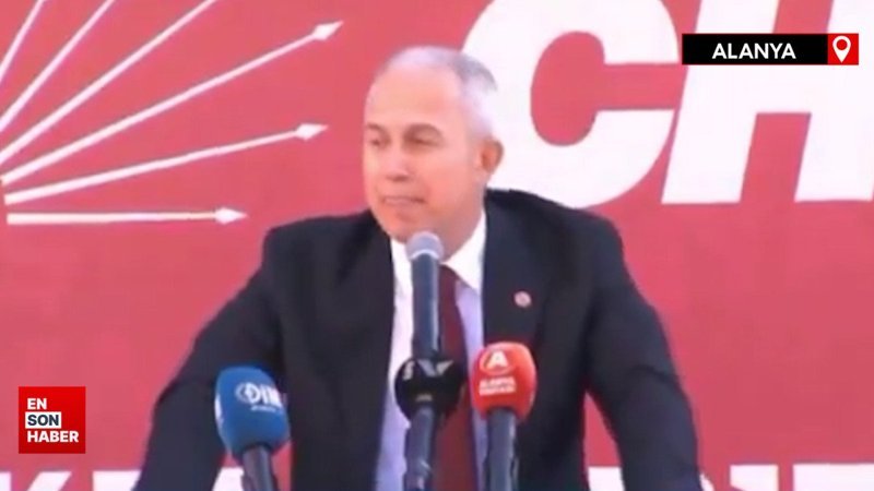 Alanya'da CHP'li aday, konuşmasına 'Besmele' ile başladı