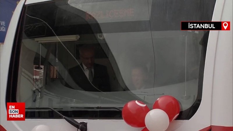 Cumhurbaşkanı Erdoğan vatman koltuğunda