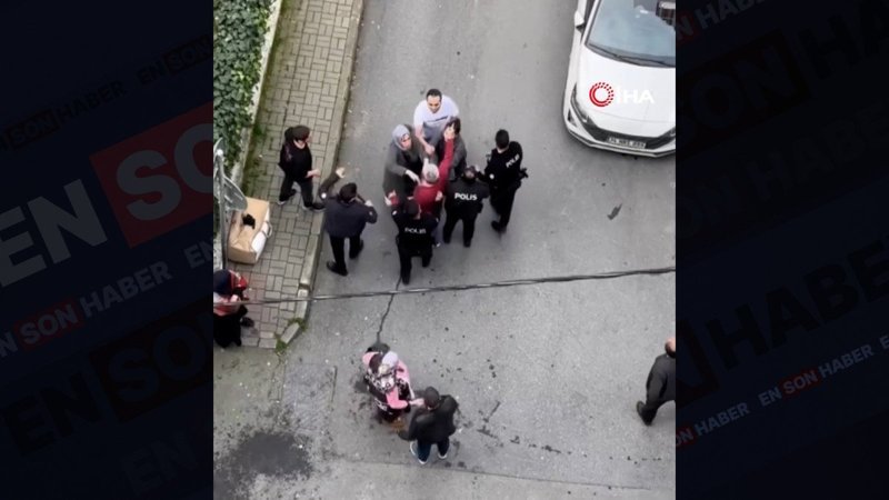 İstanbul'da misafirin binadaki sözleri tansiyonu yükseltti
