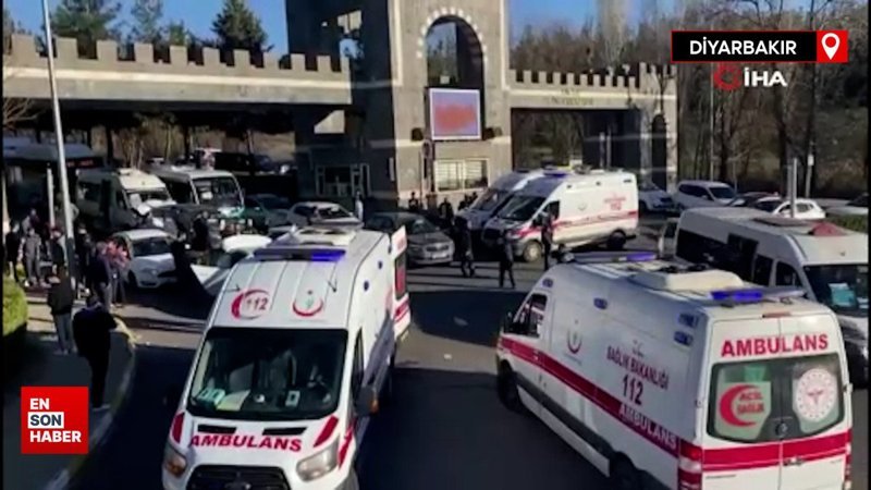 Diyarbakır’da 6 aracın karıştığı zincirleme kaza