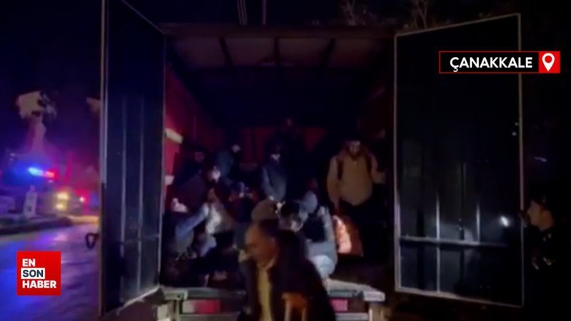 Ayvacık’ta 70 kaçak göçmen yakalandı, 5 organizatör gözaltına alındı