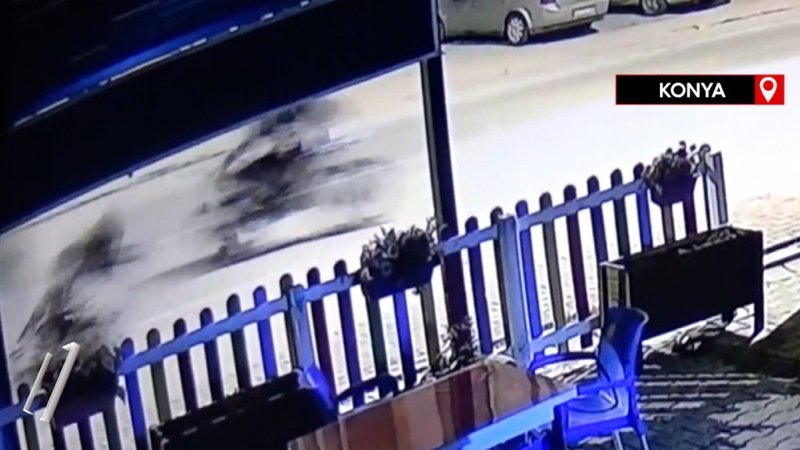 Konya'da 2 motosiklet kafa kafaya çarpıştı