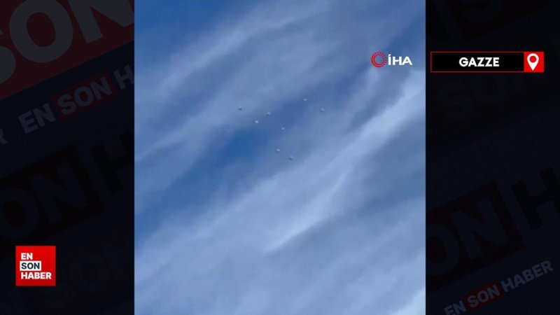 Ürdün, Gazze'ye havadan yardım paketleri bıraktı