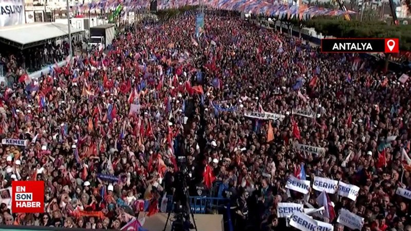 Cumhurbaşkanı Erdoğan, Antalya'da konuştu