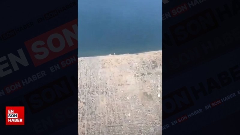 Gazze Şeridi’nde ortaya çıkan yıkım havadan görüntülendi