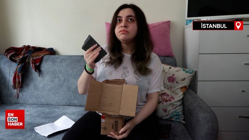 İnternet üzerinden tablet sipariş etti taş çıktı