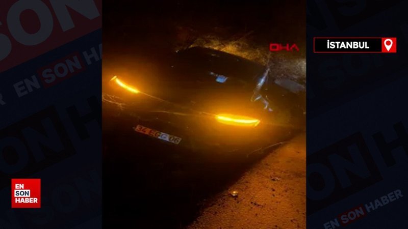İstanbul'da emniyet şeridinde bekleyenlere lüks cip çarptı