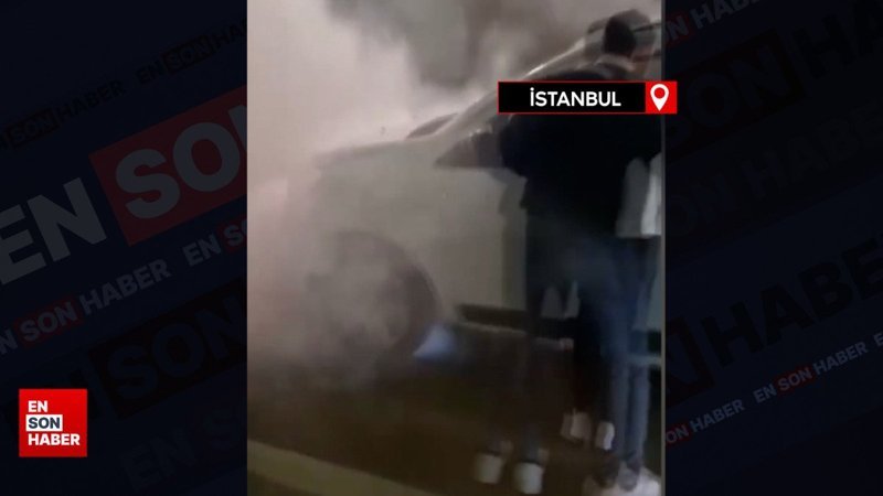 Sultanbeyli'de asker eğlencesinde tünel kapatıp meşale yaktılar