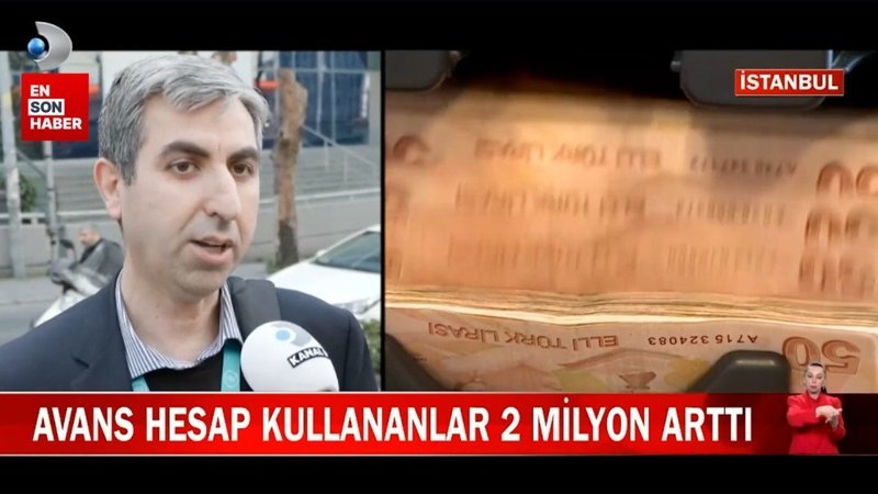 Avans hesap kullananlar 2 milyon arttı