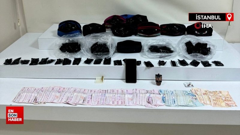 Esenler'de kalem kutularından uyuşturucu çıktı