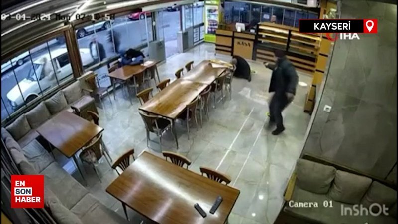 Kayseri'de fırında silahlı saldırı