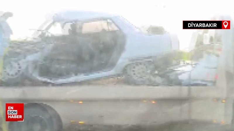 Diyarbakır'da kamyon ile otomobil çarpıştı