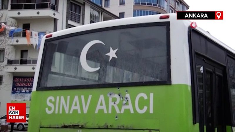 Ankara'da minibüse silahlı saldırı