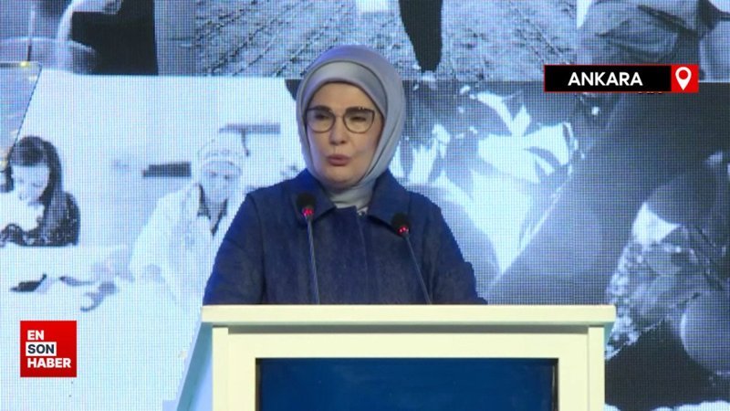 Emine Erdoğan, Tarımda Kadın Emeği Zirvesi programında konuştu