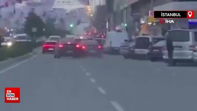 İstanbul Esenyurt’ta trafikte tartıştığı sürücüyü takip edip  defalarca araca çarptı