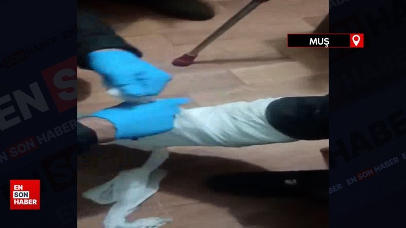 Muş'ta otobüsteki yolcunun ayağındaki alçıdan uyuşturucu çıktı