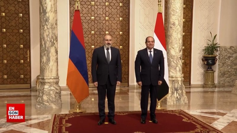 Paşinyan ile Sisi Mısır'da görüştü