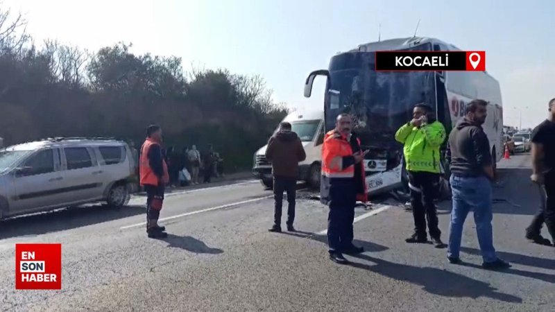 Kocaeli'de zincirleme kaza