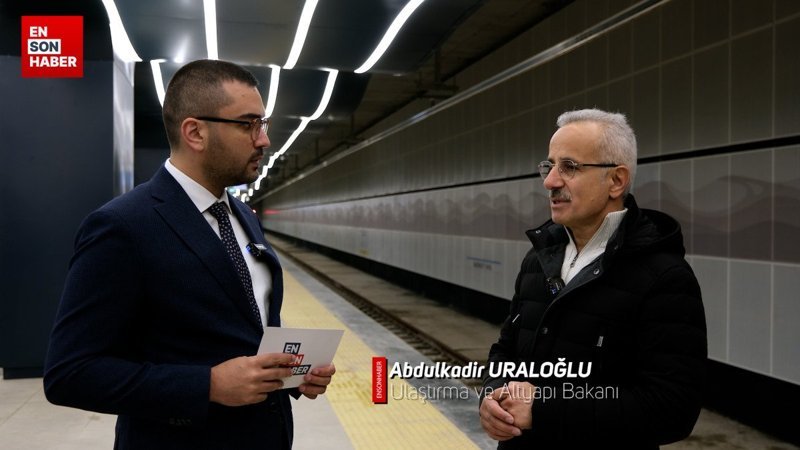 Bakan Abdulkadir Uraloğlu: Yeraltına inerek trafiği rahatlatacağız