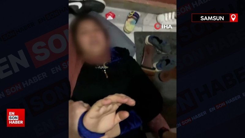 Samsun’da hırsız, ev sahibine yakalandı