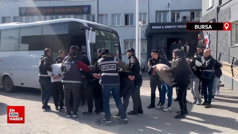 Bursa merkezli 4 ildeki fuhuş operasyonunda 31 şüpheli adliyede