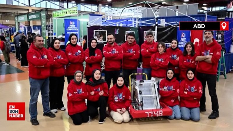 ABD'deki robot yarışmasında kız öğrencilerden oluşan Türk takımı ödül aldı