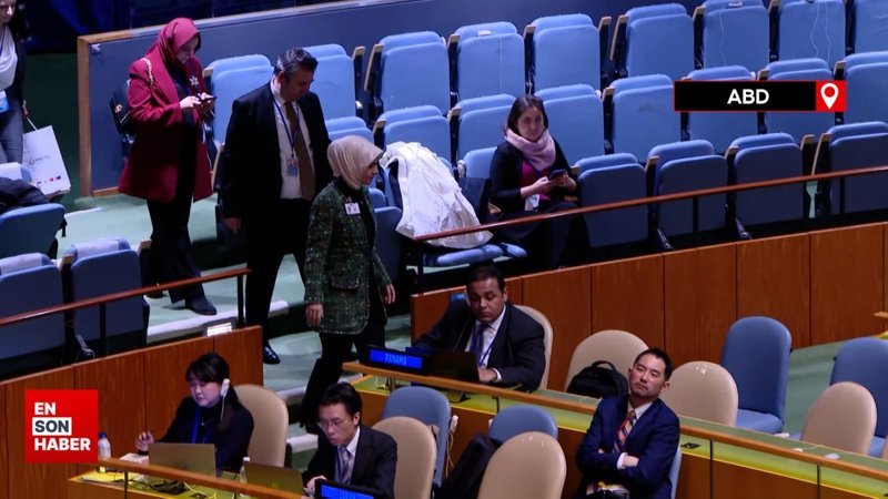 Bakan Göktaş'tan Birleşmiş Milletler'de ‘İsrail’ protestosu