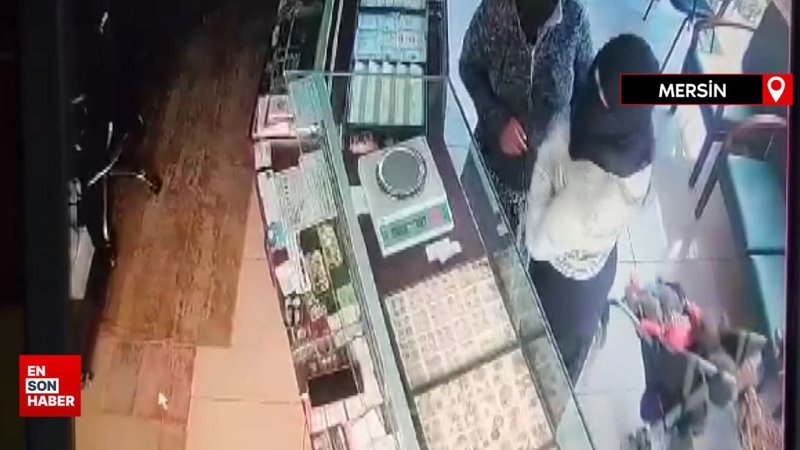 Mersin'de 3 kadın, girdikleri kuyumcudan 1 milyon TL'lik altın çaldı