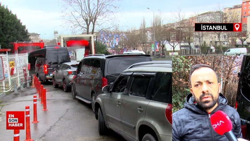 İstanbul'da çamur yağışı: Sürücüler oto yıkamacılara akın etti