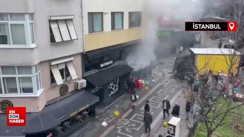 Kadıköy’de bir restoranda yangın çıktı