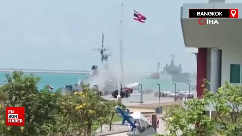 Tayland’da savaş gemisinden kazayla ateşlenen top mermisi başka bir gemiye isabet etti