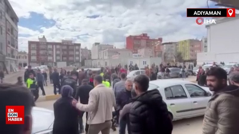 Adıyaman'da kaza sonrası ortalık karıştı