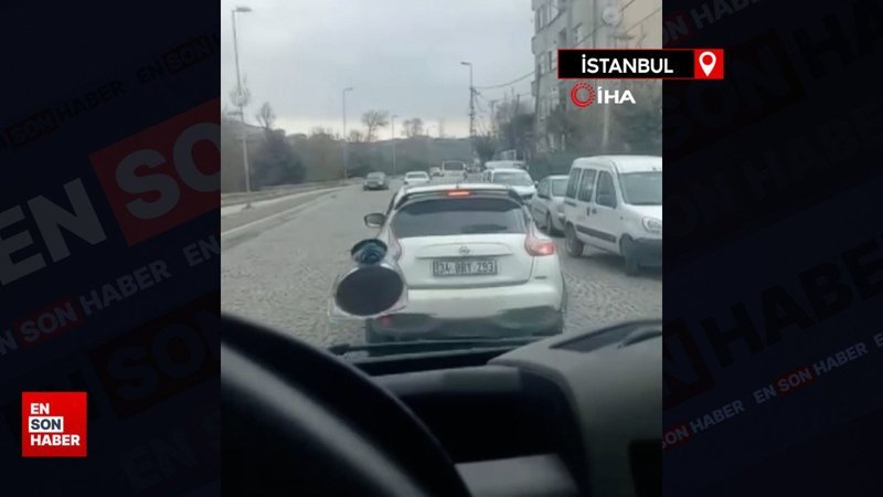 İstanbul'da servis şoförünün yaşadığı korku dolu anlar: Arabada çocuk var