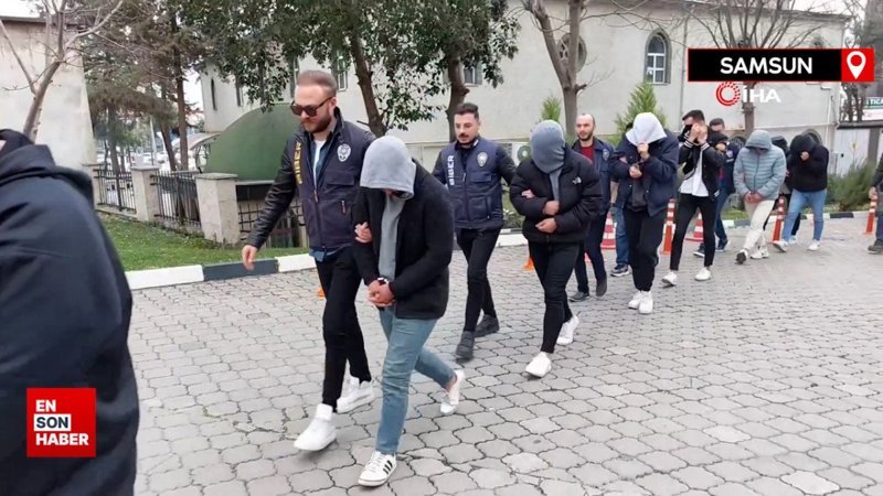 Samsun'da sahte kripto para dolandırıcılığına 9 gözaltı