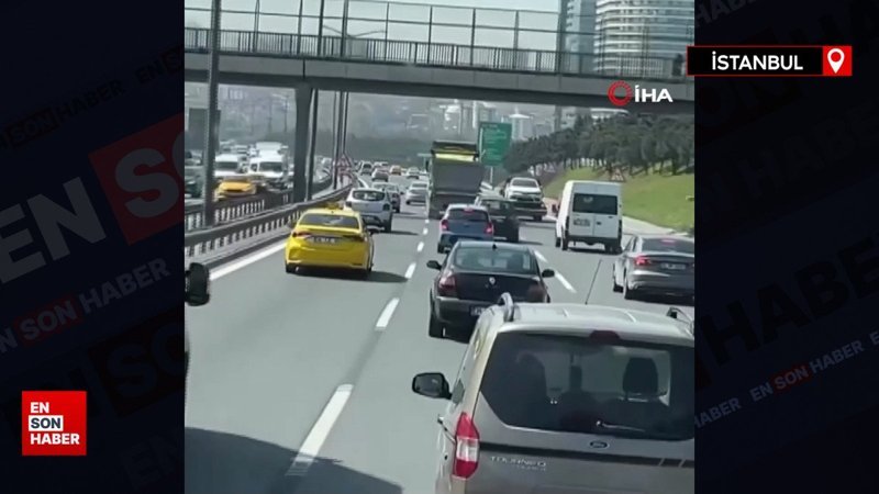İstanbul'da makas atan magandaya 27 bin 235 TL ceza