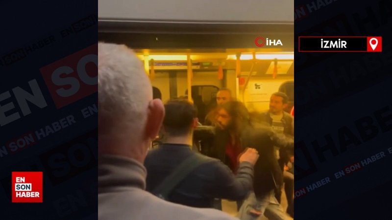 İzmir’de metro arızalandı: Kavga çıktı, kapıları tekmelediler