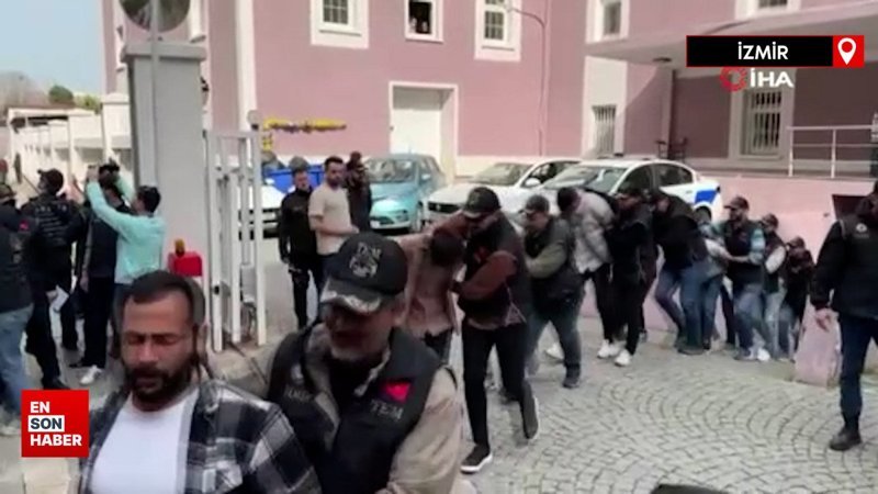 İzmir'deki Nevruz kutlamasında terör propagandası yapan 36 kişi adliyede