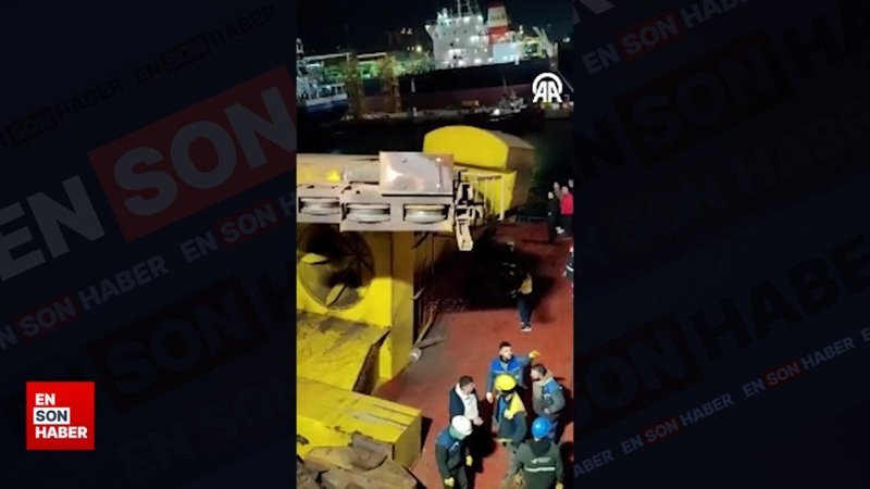 Yalova'da tersanedeki devrilen kule vinci operatörü hayatını kaybetti