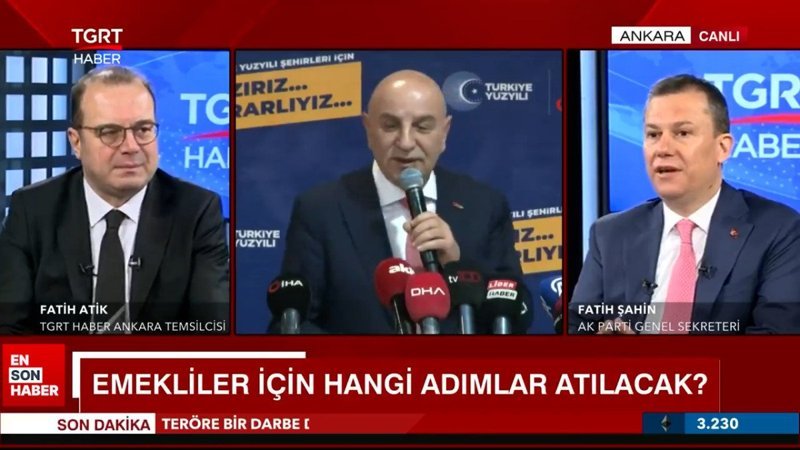 AK Parti'li Fatih Şahin: Emekliler konusunda çalışmalarımız devam ediyor
