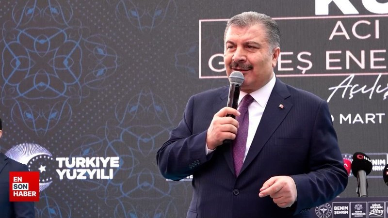 Fahrettin Koca, memleketi Konya'dan seslendi