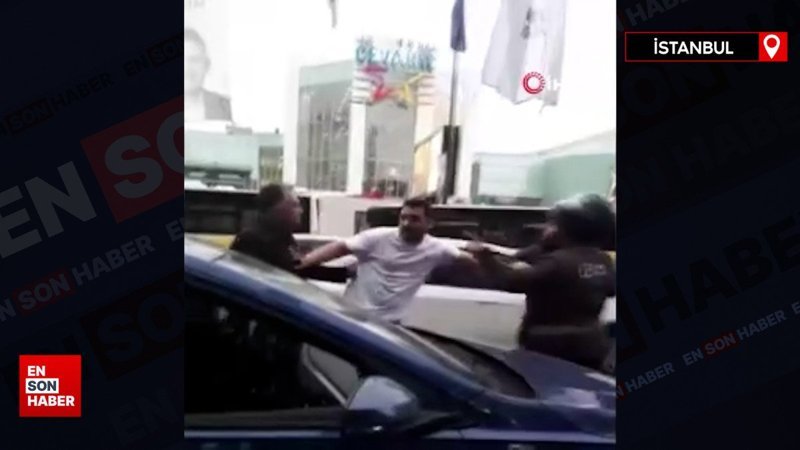 Mecidiyeköy’de kaza sonrası tartışma