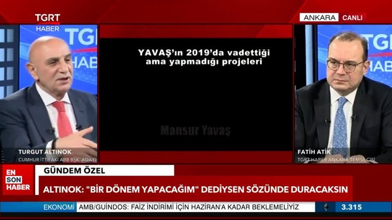 Turgut Altınok: İmamoğlu ve Yavaş birbirine rakip olacak