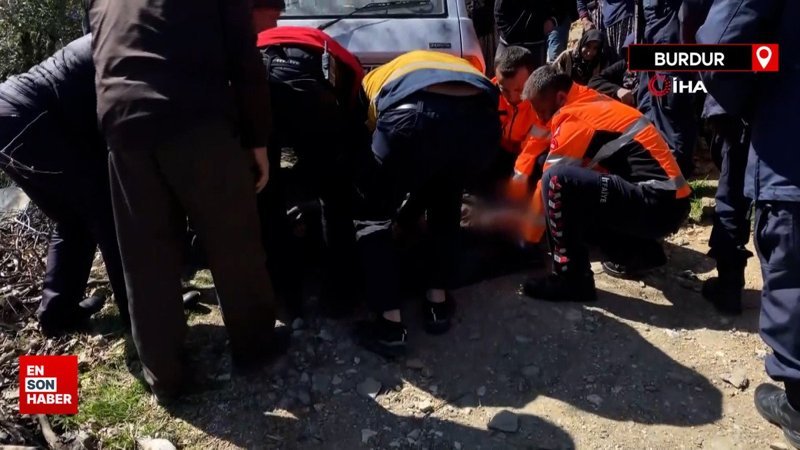 Burdur'da tekerin arkasına taş koymak isterken hayatını kaybetti