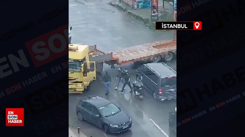 İstanbul Ataşehir’de yol kavgası kamerada