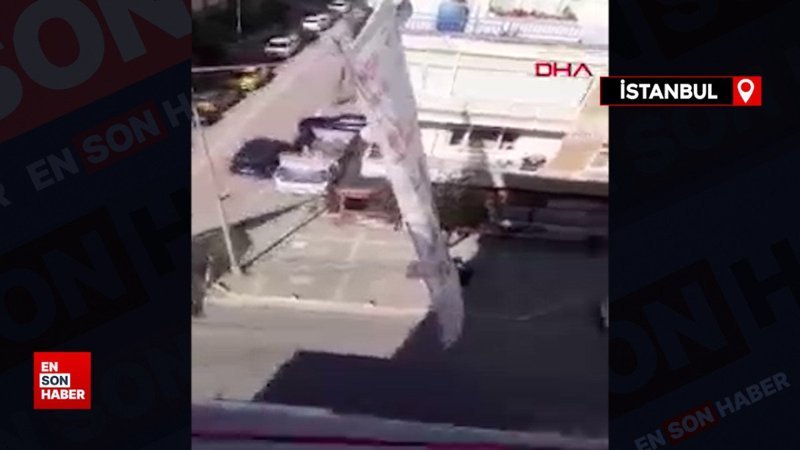 İstanbul'da esnafla motorkuryelerin kavgasında ortalık savaş alanına döndü