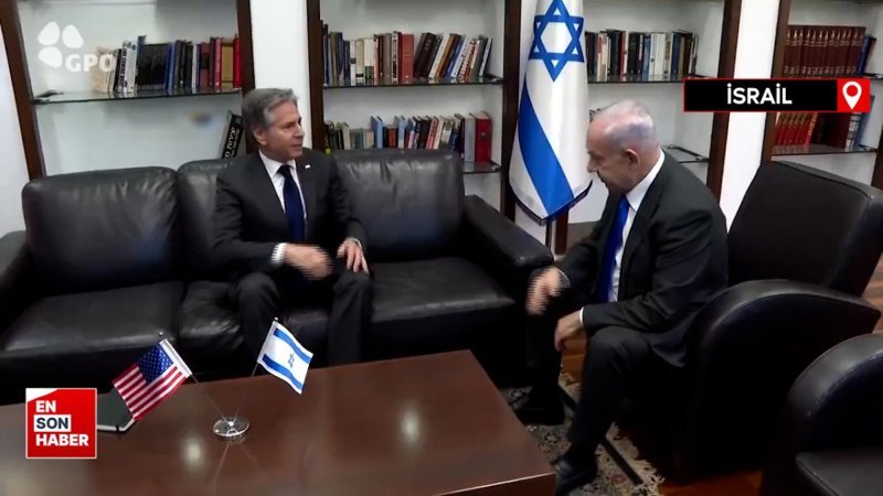 Blinken ile Netanyahu İsrail'de görüştü