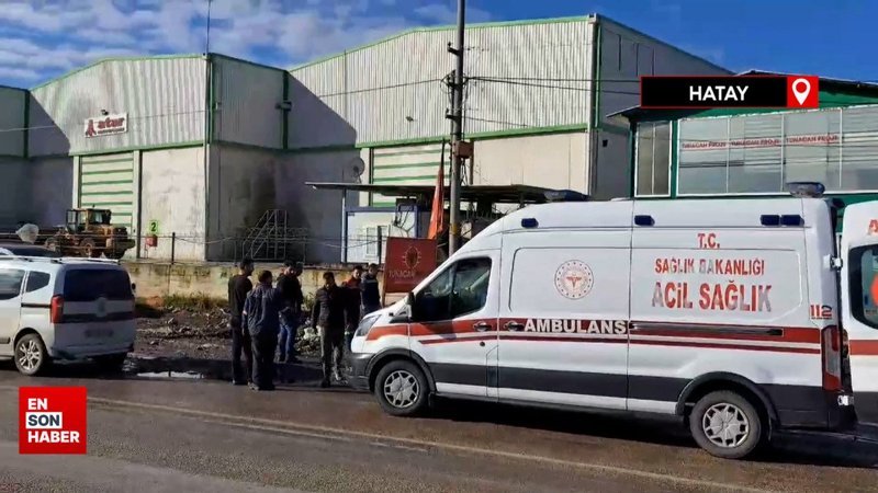 Hatay'da motosikletli şahıstan iş yerine silahlı saldırı