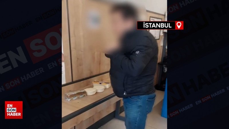 Esenyurt’ta marketten hırsızlık yaparken çalışana yakalandı