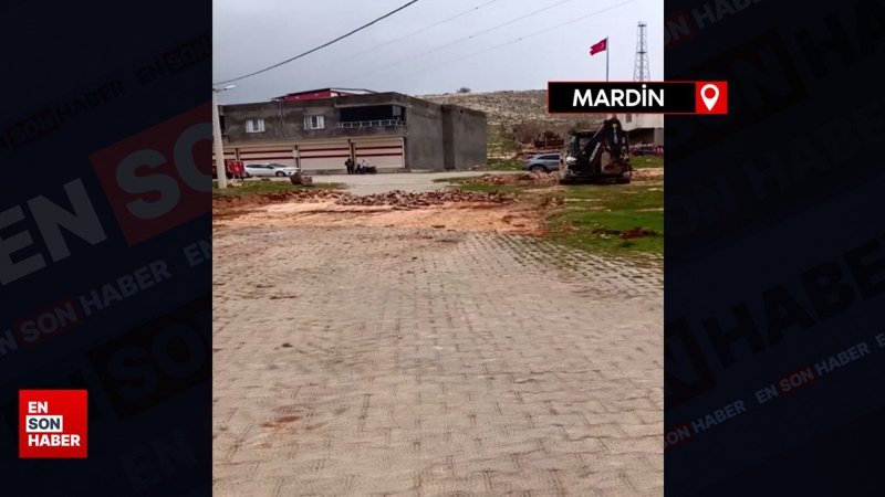 Mardin'de kamulaştırılan arsasının ödemesini almadığı iddiası ile yolu kapattı