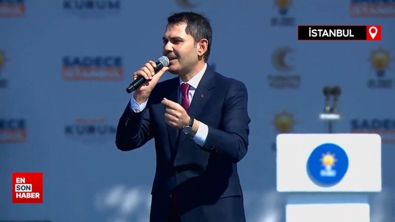 Murat Kurum: 100 bin konut, metro hattı dediler ama tek birini dahi hatırlamadılar